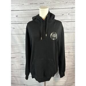 Disney Vans Lion King Hoodie Men Small Black Graphic Pullover Sweatshirt